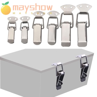 Mayshow 1 ชิ้น Hasp ประตูหน้าต่างสปริงฮาร์ดแวร์สแตนเลสกระเป๋าเดินทางอุปกรณ์เสริม