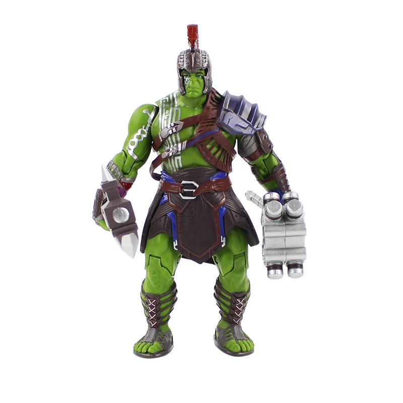 โมเดลฟิกเกอร์ The Avengers Alliance Super Hero Thor 3 Ragnarok War Hammer Battle Axe Gladiator Hulk Robert Bruce Banner BJD PVC ขนาด 20 ซม. ของเล่นสะสม สําหรับเด็ก