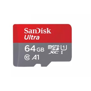 SanDisk Ultra microSDXC, SQUAB 64GB, A1, C10, U1, UHS-I, 140MB/s R, 4x6, 10Y ME6-000960 การ์ดความจำ