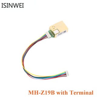 โมดูลเซนเซอร์อินฟราเรด MH-Z19 MH-Z19B NDIR co2 สําหรับมอนิเตอร์ก๊าซคาร์บอนไดออกไซด์ co2 LART PWM MH Z19B 1 ชิ้น