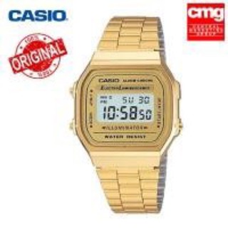 CASIO นาฬิกาข้อมือผู้ชาย รุ่น A168WG-9WDF-S Standard Goldรับประกันศูนย์