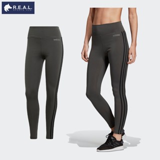 💸ลด45.-ใส่โค้ดRSPRAUG1💸กางเกงขายาวรัดรูป Adidas รุ่น Designed 2 Move 3-Stripes High-Rise Long Tights [ DU2042 ]