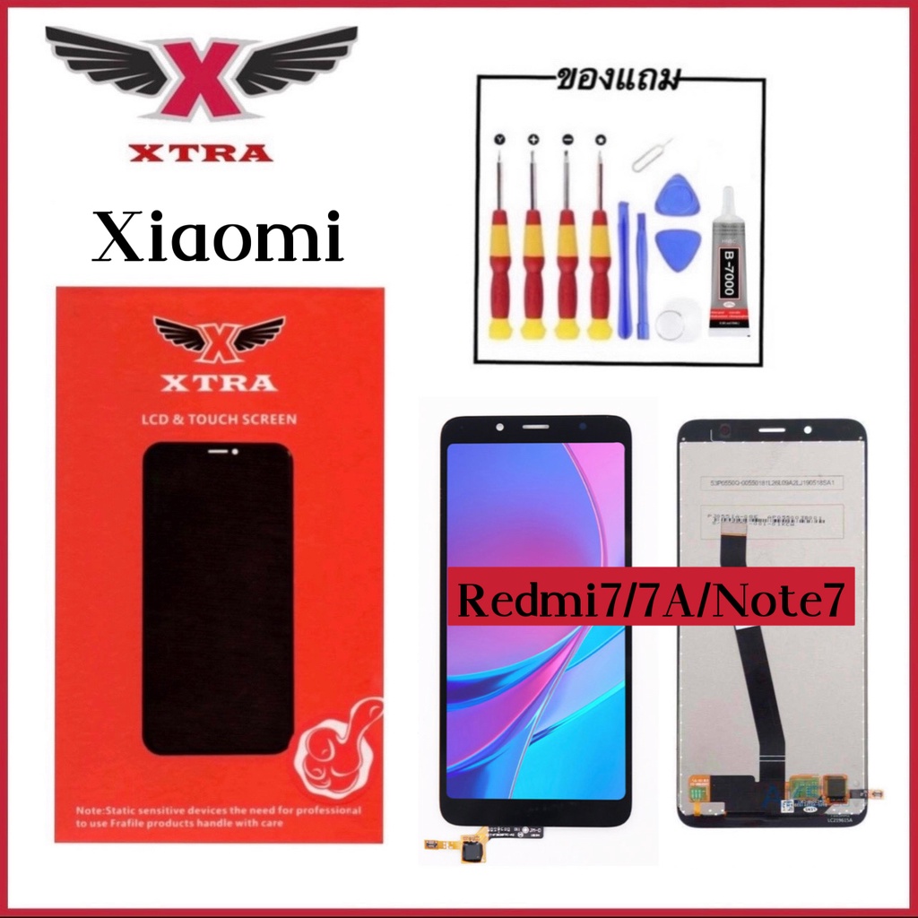 XTRA หน้าจอ LCD Xiaomi Redmi7/7A/Note7 งานแท้ อะไหล่มือถือ Lcd Screen Display จอ + ทัช For Xiaomi Re