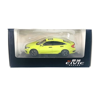 โมเดลรถยนต์ 1: 43 Dongfeng HONDA CIVIC Tenth Generation Original Factory HONDA 2019 CIVIC ของเล่นสําหรับเด็ก