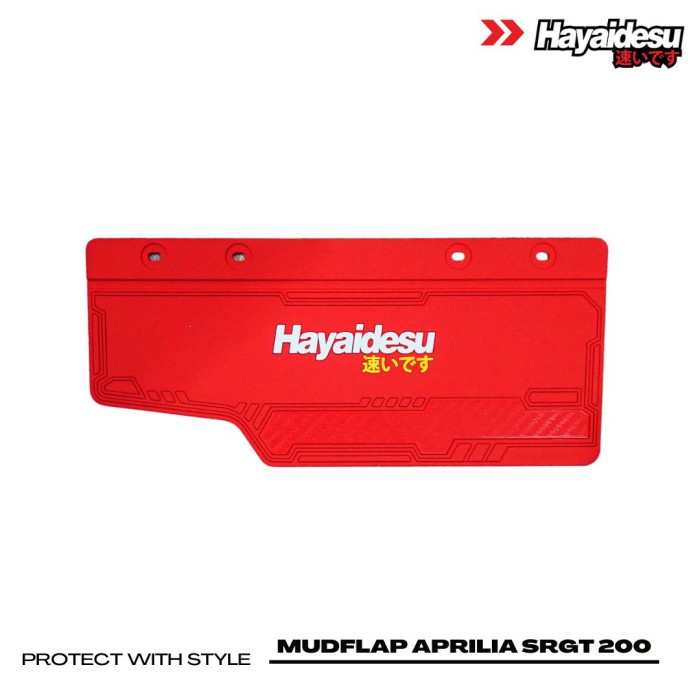 Hayaidesu Aprilia Sr 200Gt Mud Flap Mud Retainer- Premium Original