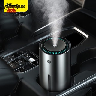 🚙 MAG285 CLUB 🚙Baseus Car Air Humidifier อลูมิเนียมอัลลอยด์300ML ไฟ LED สำหรับ Auto Armo Home Office อุปกรณ์เสริม Car Air Humidifier