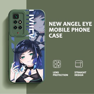 เคสโทรศัพท์มือถือ TPU นิ่ม กันกระแทก ปิดด้านหลัง ป้องกันเลนส์ ลาย Angel Eyes สําหรับ Xiaomi Redmi 10 10 Prime Note 11 4G Genshin