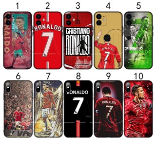 Pf6 เคสโทรศัพท์มือถือ ซิลิโคนนุ่ม ลาย Cristiano Ronaldo CR7 สําหรับ iPhone 8 8+ 7 7+ 6S 6 6+ Plus 5 5S