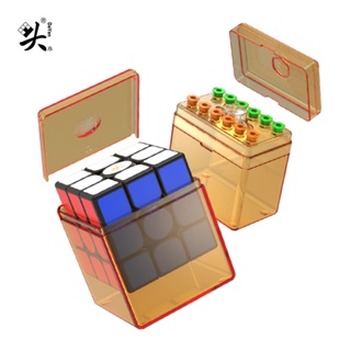 Dayan Tengyun V3 Magentic 3x3 Cube Cubo Magico ลูกบาศก์ของเล่นปริศนา เพื่อการเรียนรู้เด็ก สีดํา