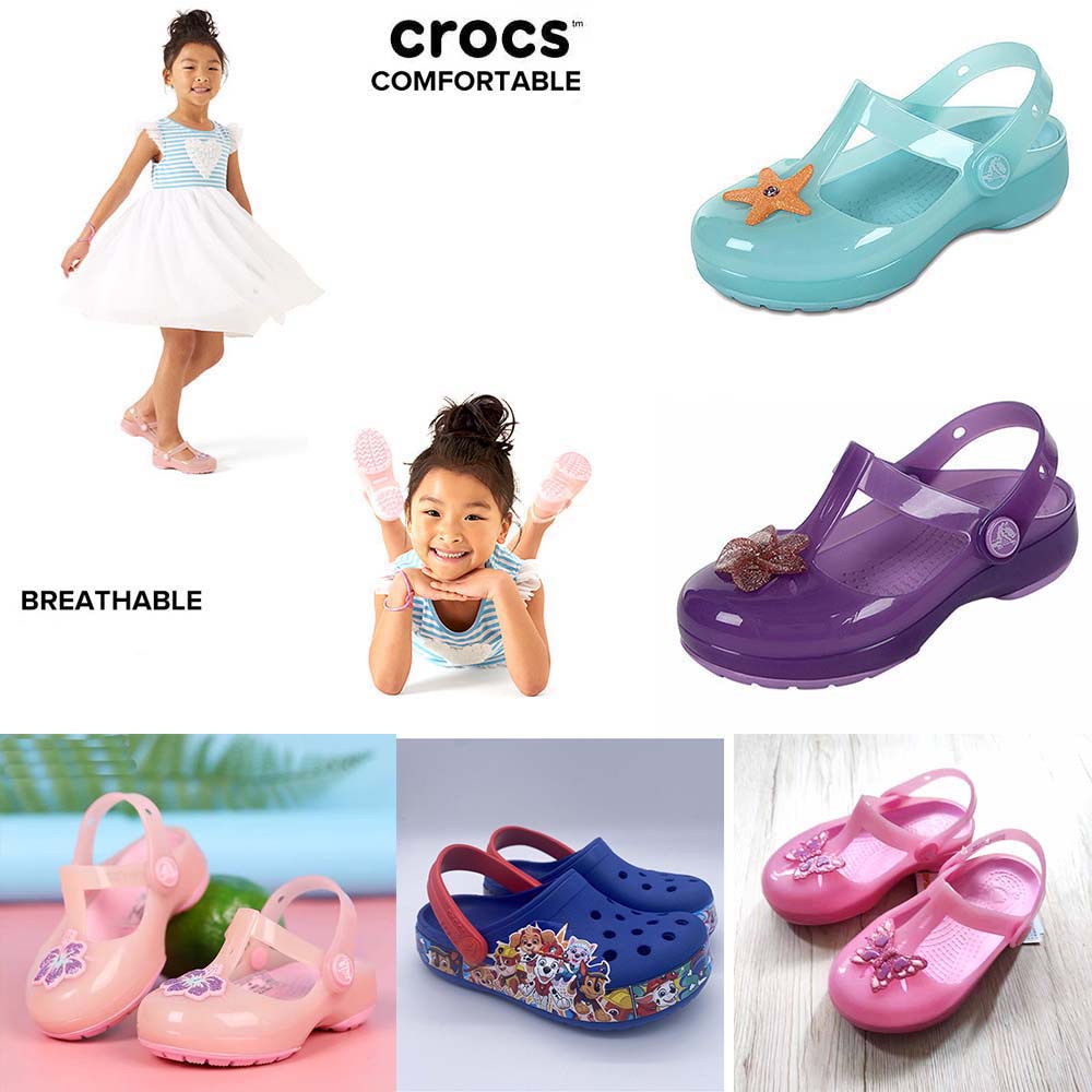 รองเท้าแตะ Crocs สไตล์คลาสสิก สําหรับเด็กผู้ชาย และเด็กผู้หญิง