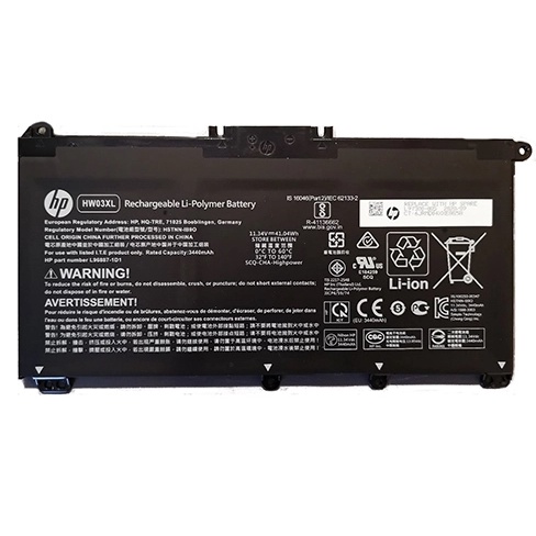 (ส่งฟรี ประกัน 1 ปี) HP แบตเตอรี่ HP HP Pavilion 15-EG 15-EH 15T-EG 15Z-EH 17-CN 17-CP 17S-CU 17T-CN