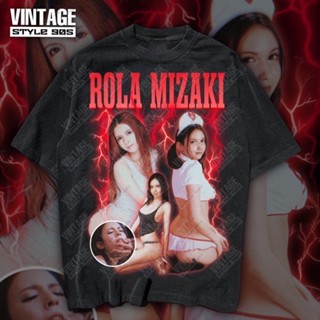 เสื้อดารา AV Rola mizaki หรือ Rola takizawa ที่หลายคนรุ้จัก ป้าย Hiptrack จะเป็นตะเข็บเดี่ยวผ้าหนาคอหนาเนื้อผ้าดี ส_36