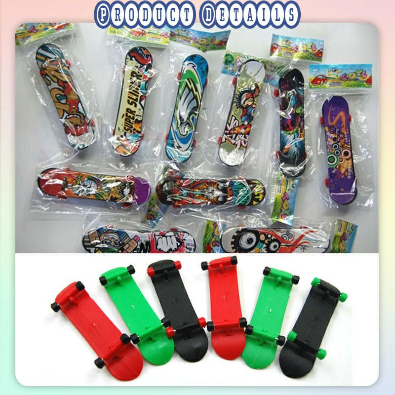 1 ชิ้นของเล่น MINI FINGER SKATEBOARD (RANDOM DESIGN) / MINI SKATEBOARD / FINGER SKATEBOARD