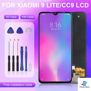 อะไหล่หน้าจอสัมผัส lcd CC9 6.39 นิ้ว แบบเปลี่ยน สําหรับ Xiaomi 9 Lite MI A3 Lite ส่งฟรี