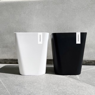 ถังขยะสีเรียบมินิมอล m.ma ถังขนาด 23x18x15 cm.