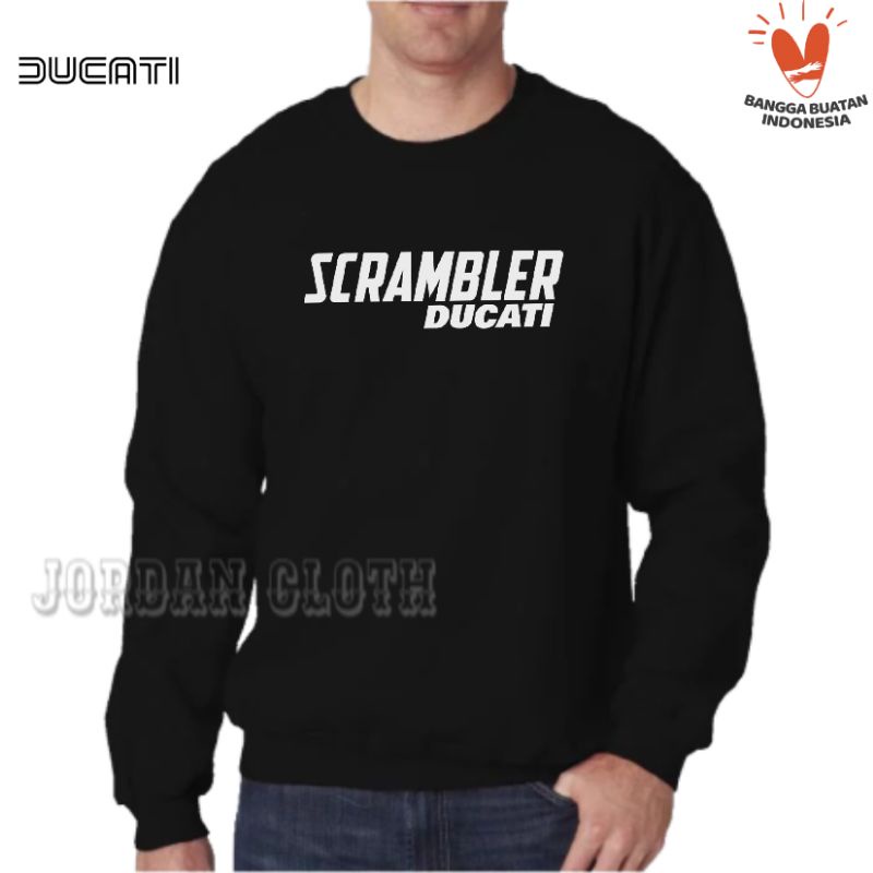 เสื้อกันหนาวมีฮู้ด Ducati Moto Scrambler