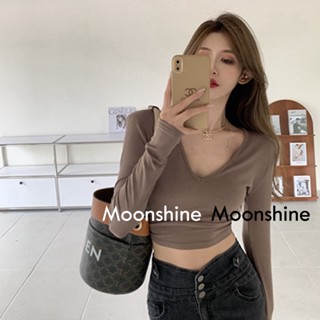 Moon  เสื้อครอป เสื้อสายเดี่ยว ย้อนยุค y2k 2022 NEW สบาย Stylish ทันสมัย Trendy A29J022 36Z230909