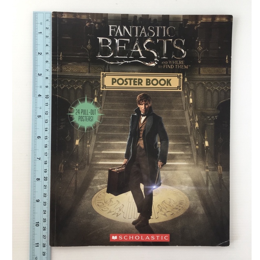 Fantastic Beasts And Where To Find Them Poster Book หนังสือภาษาอังกฤษปกอ่อนมือสอง
