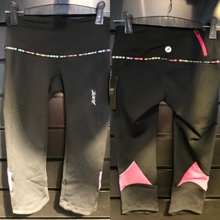ZOOT WOMENS LTD RUN PULSE CAPRI - BLACK / PINK กางเกงออกกำลังกาย สินค้ามือ1
