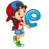 ตัวรีดติดเสื้อฟร้อนการ์ตูน  👩‍🦰🧑‍🦰 A - Z  ขนาดสูง 8 CM  สติกเกอร์รีดติดเสื้อ - รูปที่ 4