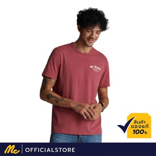 Mc Jeans เสื้อยืดผู้ชาย MTSZ451 แขนสั้น สีแดง MC ADVENTUREเสื้อยืดอินเทรนด์_39