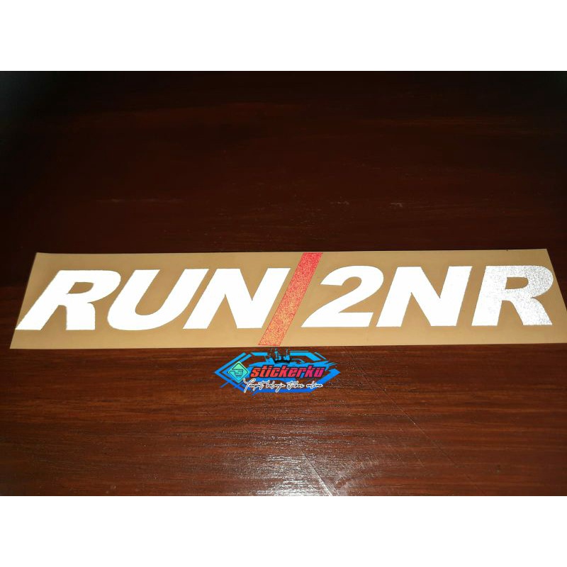 สติ๊กเกอร์ตัด RUN 2NR