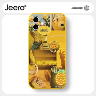 Jeero เคสไอโฟน เคสซิลิโคนนุ่มกันกระแทกน่ารักตลก เคสโทรศัพท์ Compatible for iPhone 14 13 12 11 Pro Max SE 2020 X XR XS 8 7 6 6S Plus พลัส HFF2176