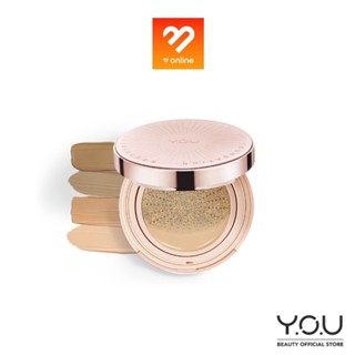 YOU NoutriWear+ Flawless Cushion Foundation 11g. คุชชั่นเนื้อลิควิด ปกปิด บางเบา อุดมไปด้วยสารบำรุง