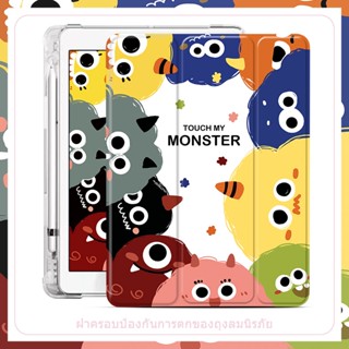 forเคสไอแพด เคสซิลิโคนนิ่ม gen7/8/9/6 10.2 ถาดใส่ปากกาในตัว air5/4/3/2/1 10.9 ป้องกันการหล่น 2017/2018 9.7 for Case iPad