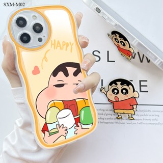 Compatible With Samsung Galaxy M11 M12 M02 M22 M23 M32 5G เคสซัมซุง สำหรับ Case Crayon Shin-chan เคส เคสโทรศัพท์ เคสมือถือ TPU Soft Cases