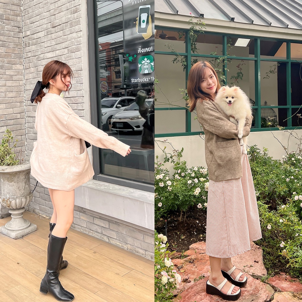 🔥พร้อมส่ง1-2วันถึง🔥 miso cardigan 🍊💕🛒🎄🍁 เสื้อกันหนาวคาร์ดิแกน