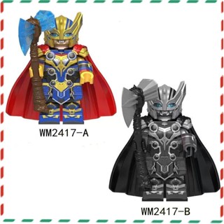 【Toy World】ของเล่นตัวต่อฟิกเกอร์ Thor ขนาดเล็ก เพื่อการเรียนรู้ สําหรับเด็ก