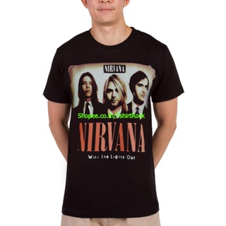 เสื้อยืดวินเทจเสื้อวง Nirvana เสื้อผ้าแฟชั่น เนอร์วานา เสื้อวินเทจ เสื้อยืดผช เสื้อวินเทจ RCM512S-5XL_18