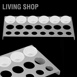 Living Shop อุปกรณ์ขาตั้งสแตนเลสสําหรับวางหมึกสัก 23 หลุม