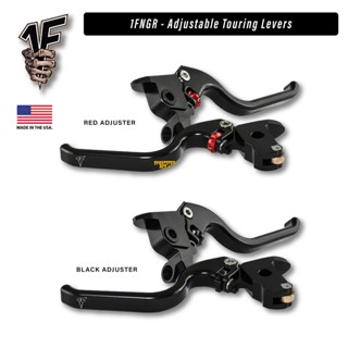 **ฟรีส่งผ่อน0%** 1FNGR - Adjustable Touring Levers สำหรับ Harley Touring คลัชน้ำมัน ปี 2017-2020