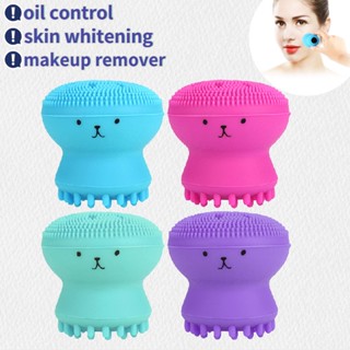 💝Face Cleansing Brush 💝Exfoliating Grease Removal Massage Jellyfish Octopus Wash Tool