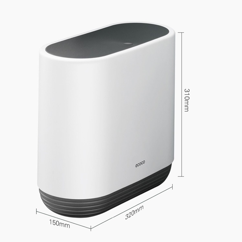 [พร้อมส่ง]Ecoco ถังขยะมีฝาปิด 10 ลิตร เปิดเพียงคลิกเดียว ถังขยะแคบ ถุงขยะ (ซื้อแยก) - รูปที่ 6