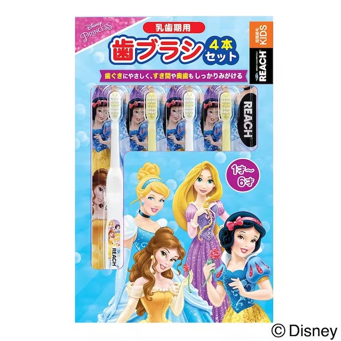 แปรงสีฟัน Ginza Stephanie Cosmetics Reach Kids Disney อายุ 1-6 ปี