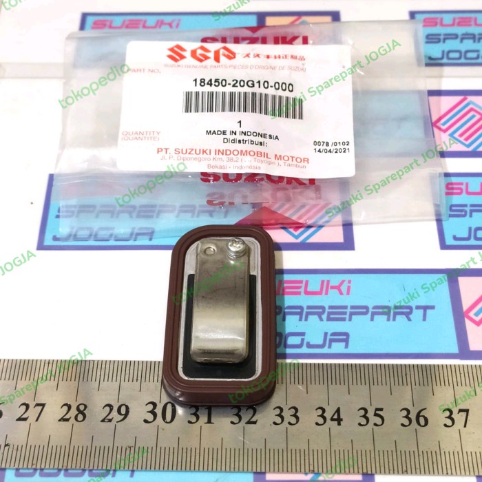 ชิ้นส่วน Suzuki 18450-20G10-000 วาล์ว 2nd คู่ / วาล์วคู่ Suzuki New Smash Original