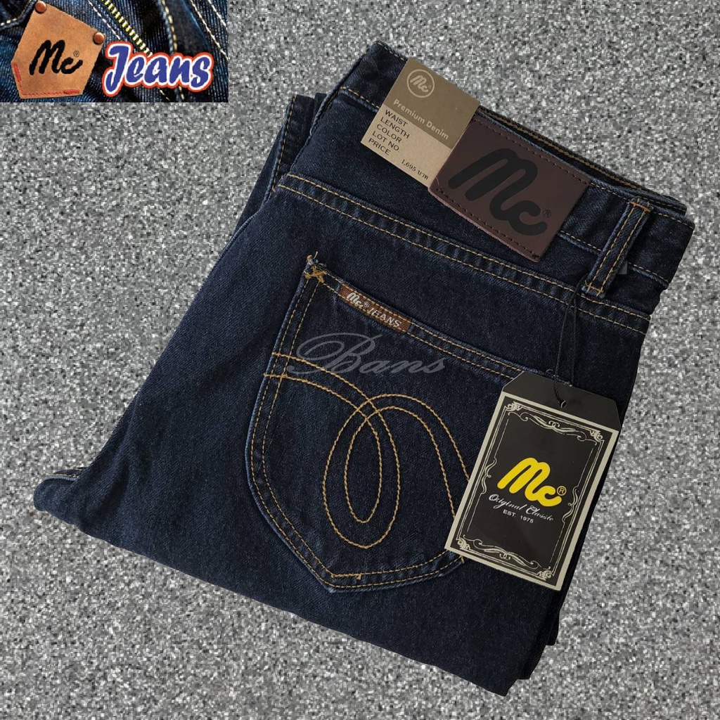 Mc Jeans กางเกงยีนส์ขากระบอกใหญ่ สี Midnight สินค้าล้างสต๊อก1