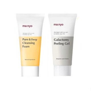 Manyo Pure &amp; Deep Cleansing Soda Foam 20ml / Galactomy Peel Gel 20ml / 4GF Eye Cream 5ml