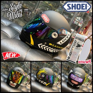 หมวกกันน็อค Shoei Glamster Cheetah Custom Cycles Color Matte Black Limited Edition