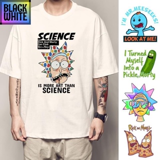 🌟พร้อมส่ง🌟BWCB-New เสื้อยืดแขนสั้นพิมพ์ลาย Rick And Morty แฟชั่นสตรี discount_39