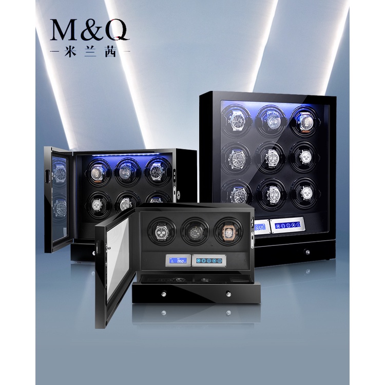 MELANCY ยี่ห้อ  รุ่นอัพเกรดกุญแจลิ้นชักรุ่น 2/3/4/6/9 สล็อตเครื่องหมุนนาฬิกาอัตโนมัติรุ่นเครื่องหมุนนาฬิกากล่องเก็บนาฬิกากล่องนาฬิกาหมุนรุ่น Y60