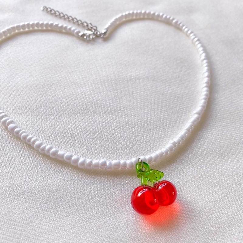(N003) สร้อยคอ ily cherry much🍒✨