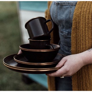 Barebones Enamel Bowl Set of 2