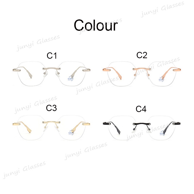 【พร้อมส่ง】แว่นตา กรอบโลหะ ทรงสี่เหลี่ยม ป้องกันแสงสีฟ้า สไตล์เกาหลี สําหรับผู้หญิง และผู้ชาย