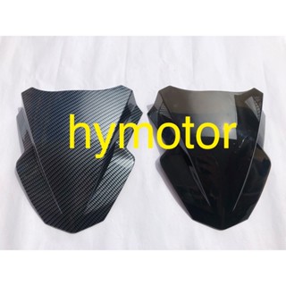 Visor VARIO160 กระจกบังลม แบบวัว (ควันและคาร์บอน)