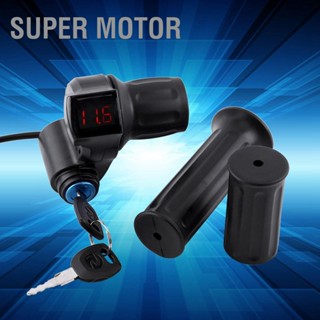 Super Motor 12V-99V คันเร่งจอแสดงผล Led สําหรับจักรยานไฟฟ้าสกูตเตอร์ไฟฟ้า