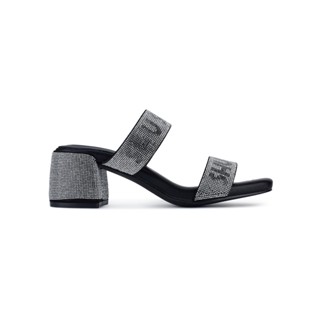 SHU BEDDY WALK 2.5" DGB SANDALS - BLACK  รองเท้าแตะส้นสูง